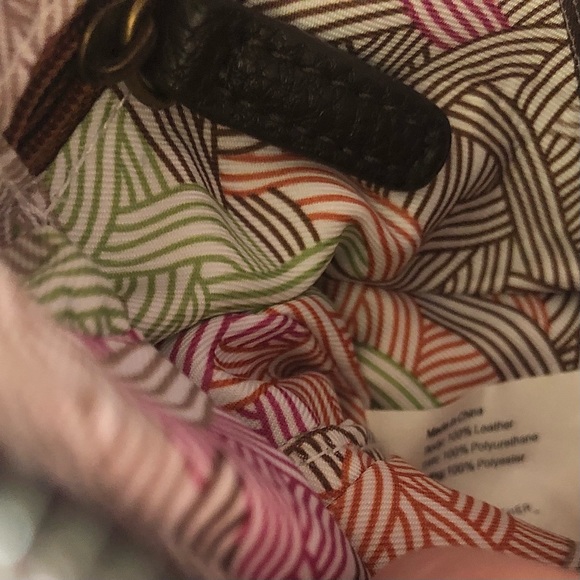 The Sak crossbody bag, leather, in warm browns and dark brown accents - Picture 8 of 9